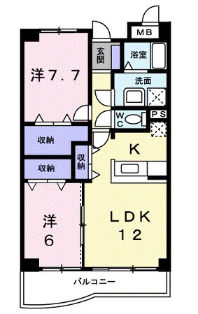 セントラルパークの物件間取画像